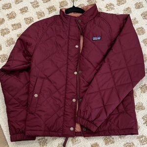 Patagonia Maroon Quilted Jacket